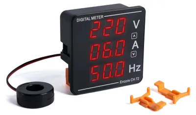 Immagine prodotto di Display digitale: voltmetro, amperometro, frequenzimetro, misuratore integrato
