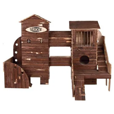 Image de Trixie, ensemble d'exploration "Natural Living" Bosse, 3 niveaux, 156 x 108 x 99 cm