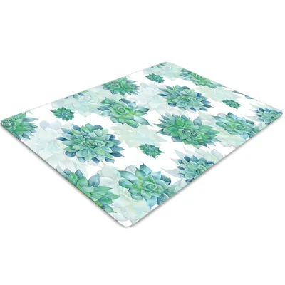 Produktbild von Stuhlunterlage Bürostuhlunterlage 120 cm x 90 cm Bodenmatte Bürostuhlunterlage - Sukkulente