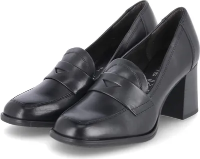 Produktbild von Tamaris Damen Hochfrontpumps/ Trotteurs Schwarz Glattleder Größe: 41