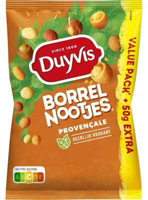 Produktbild von Duyvis Borrelnootjes Provençale 500g – Knusprige, würzige Snack-Nüsse