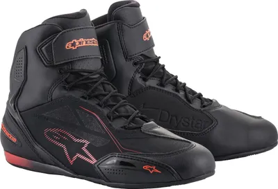 Immagine prodotto di stivali FASTER-3 DRYSTAR, ALPINESTARS (nero/rosso fluo, misura 42,5)