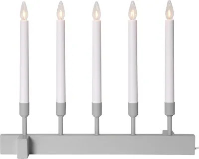 Produktbild von Star Trading 214-38, Leichte Dekorationsfigur, Beige, Weiß, 5 Glühbirne(n), E10, 15 W