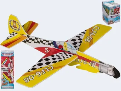 Produktbild von OOTB Flugzeug mit Gummibandkatapult ca. 20 cm