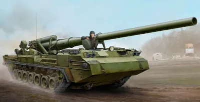 Produktbild von Trumpeter Soviet 2S7 Self-Propelled Gun 1:35 5593
