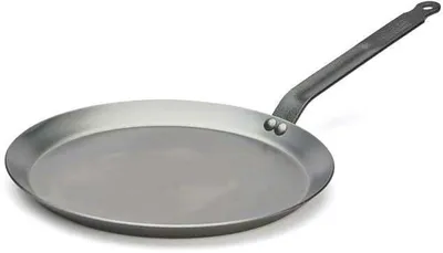 Image de De Buyer Poêle à crêpes Carbon Plus ø 30 cm - sans revêtement antiadhésif