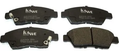 Produktbild von KAWE Bremsbeläge Satz Vorne Bremsklötze für HONDA CIVIC VI Hatchback (EJ, EK) 810024