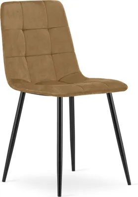 Immagine prodotto di Sedia KARA - velluto marrone / gambe nere x 1