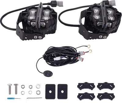 Image de Feux de route ronds š€ LED 5 pouces RGB DRL blanc ambre Spot faisceau hors route 212W 12V