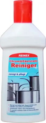 Produktbild von CHROM und EDELSTAHLREINIGER 250ml Chromreiniger Edelstahlpflege Chrompflege Metallreiniger Flächenreiniger Edelstahl Metall Reiniger Pflege 53