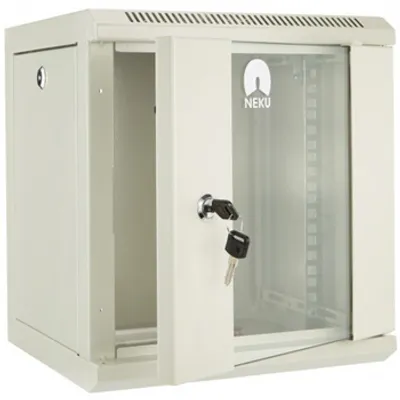 Obrázek produktu pro RACK skříň závěsná NEKU TS 10" 6U 300mm, sv. šedá