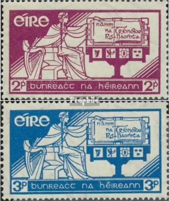 Produktbild von Briefmarken Irland 1937 Mi 65-66 (kompl.Ausg.) mit Falz Verfassung