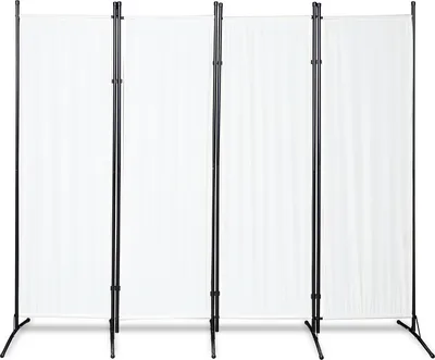 Produktbild von EINFEBEN Paravent Paravents Sichtschutz  4 fach Outdoor Trennwand Homestyle Balkon Garten Raumteiler verlaengerbar Beige