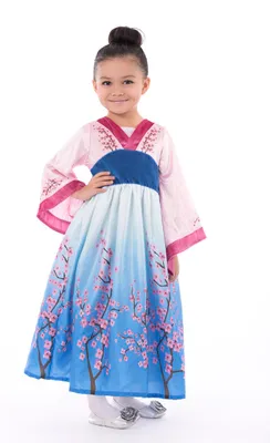 Obrázek produktu pro Little Adventures princeznovské šaty třešňový květ pro děti 5-7 let