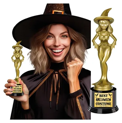 Produktbild von Pokal Trophäe Statuette Auszeichnung Bestes Halloween Hexenkostüm