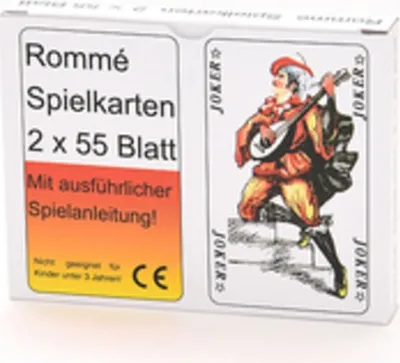 Produktbild von Doppelromme 2 x 55 Blatt - Bridge - Canasta etc.im Fotokarton
