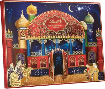 Produktbild von Lindt 1001 Weihnachtstraum Kalender - 5 x 281 g