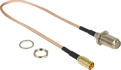 Image de DELOCK HF Cable SMB -> F St/Bu 0.25m