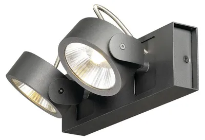 Immagine prodotto di KALU LED 2 lampada da parete e da soffitto, nero, 3000K, 60