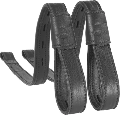 Produktbild von Equinate Slimline Mono Steigbügelriemen Ghost Schwarz 60 cm