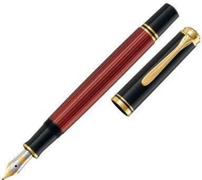 Produktbild von Pelikan Füllhalter M600 Schwarz-Rot B Geschenkbox