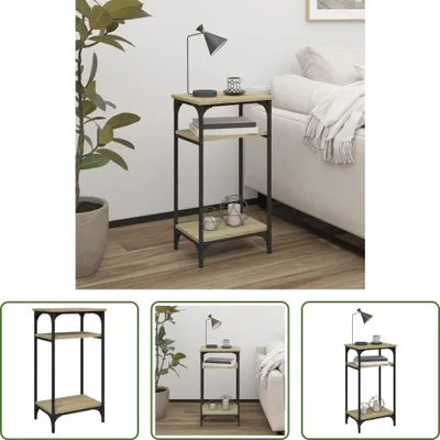 Produktbild von The Living Store Beistelltisch Sonoma-Eiche 40x30x75 cm Holzwerkstoff