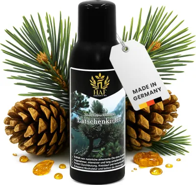 Produktbild von HAF Saunaaufguss Latschenkiefer 100 ml - Sauna Aufgussmittel - Saunaduft mit natürlichen ätherischen Ölen für intensiven & langhaltenden Duft