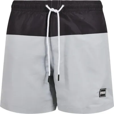 Productafbeelding van Urban Classics - Zwemshorts voor heren, model TN159 (XXL) (lichtgrijs/zwart)