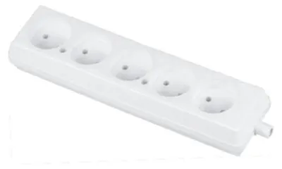 Produktbild von Tragbare Fünffachsteckdose 16A 2P 250V weiß GN-560