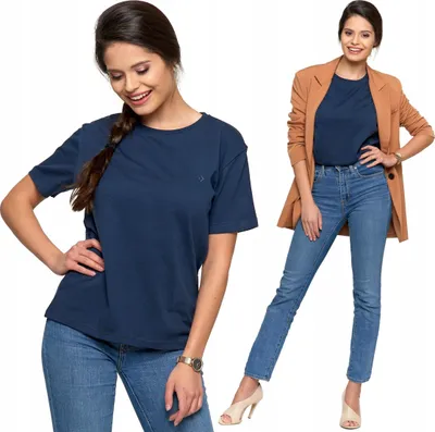 Produktbild von Moraj - T-Shirt Dunkelblau - Damenmode Größe  XXL - Damenbekleidung - Baumwollshirt