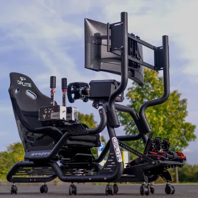 Produktbild von Oplite GTR S3/S8, Flugstandset, Schwarz, Thrustmaster HOTAS Warthog, T.16000MFCS Hotas, TCA Airbus Edition, TWCS peripherals. Logitech /..., 230 mm, 940 mm, 130 mm