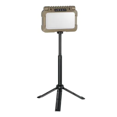 Produktbild von Tragbare LED Lampe Mit Stativ Haken Dimmbar Spritzwassergeschützt Type-C Ladeanschluss