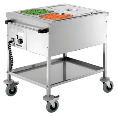 Produktbild von Speisenausgabewagen, 2x 1/1GN, 200 mm tief