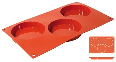 Produktbild von CONTACTO Silikon-Backmatte Biskuit, Höhe: 20 mm