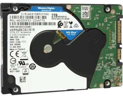Immagine prodotto di WD HD2.5" SATA3 2TB WD20SPZX /5.4k/ 7.0mm (Di)