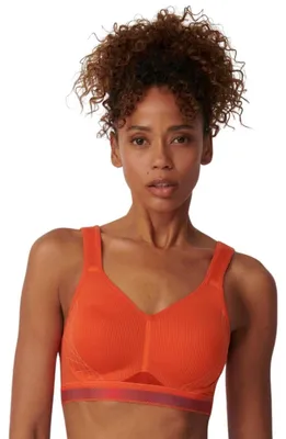 Produktbild von Triaction Cardio Cloud P Ex, Farbe: Mandarin Red YW/6714, Größe: 70F Sport Schalen-BH
