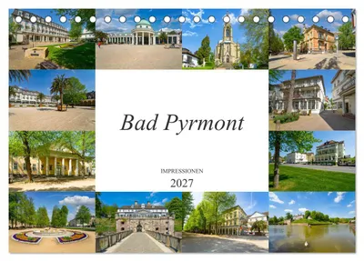 Produktbild von Bad Pyrmont Impressionen (Tischkalender 2027 DIN A5 quer), CALVENDO Monatskalender