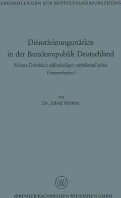 Immagine prodotto di Dienstleistungsmärkte in der Bundesrepublik Deutschland
