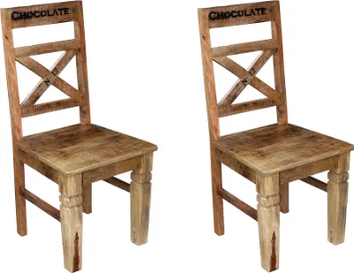 Produktbild von SIT Möbel Stuhl 2er Set | lackiertes Mangoholz | natur-antik | B 45 x T 45 x H 100 cm | 01912-04 | Serie RUSTIC
