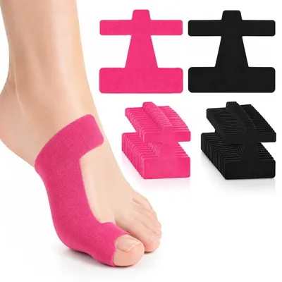 Produktbild von 30 Stück Hallux-Valgus-Tape, vorgeschnittenes Kinesiologietape