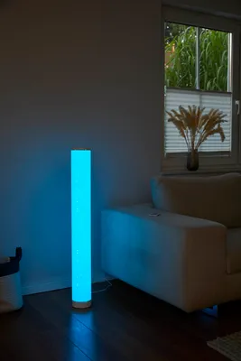 Produktbild von LED Digital Lichtsäule warmweiß RGB Fernbedienung Soundsensor dimmbar 103cm Funkeleffekt