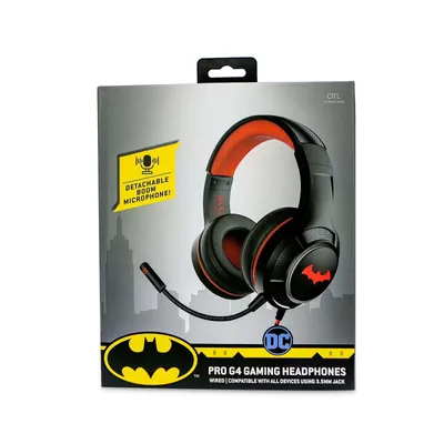 Produktbild von OTL Technologies DC Comics DC0905, Kabelgebunden, Gaming, 20 - 20000 Hz, 230 g, Kopfhörer, Schwarz, Rot