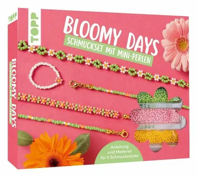 Image de frechverlag Bloomy Days - Ensemble de bijoux avec mini-perles