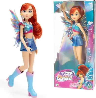 Obrázok produktu pre Bábika Winx, séria Fairy Bloom, 26 cm, pohyblivá bábika, odnímateľné krídla, od 3 rokov, WNX762