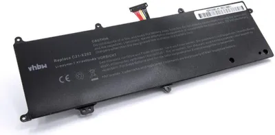 Produktbild von vhbw Akku kompatibel mit Asus VivoBook S200E, S200, Q200E, R201E, Q200, R200E, Q200E-BHI3T45, Q200E-BSI3T08 Notebook (4400 mAh, 7,4 V, Li-Polymer)