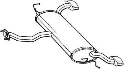 Produktbild von Endschalldämpfer (1220-17025) passend für , Hyundai