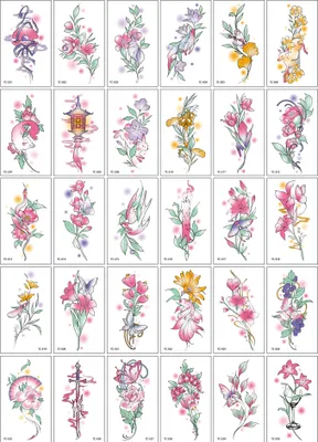 Produktbild von INF Schicke temporäre Tattoos - 30 einzigartige Designs