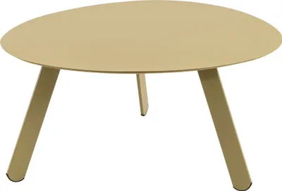 Produktbild von Lesli Living Indoor & Outdoor Beistelltisch "Tiki" oval grünbeige
