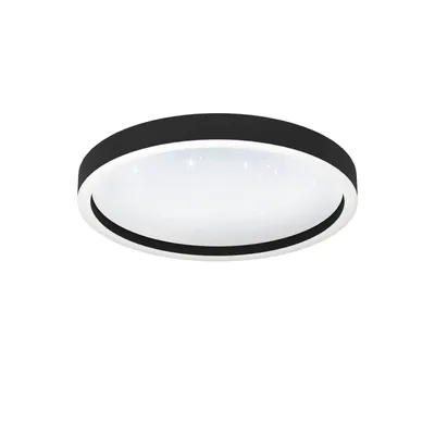 Immagine prodotto di Eglo 900411 MONTEMORELOS-Z Plafoniera LED 17,8W Ø420mm Nero Bianco colore luce regolabile dimmerabile