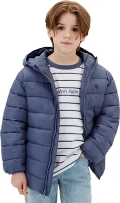 Produktbild von Calvin Klein Boy's Ck Monogram Light Padded Jacket LVCKTJM15B Other Jackets, BLU